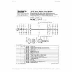 1 Corps De Roue Libre SHIMANO Y3AP98020 FH-M290-7-MC12 Alivio Complete Freewheel Body -PERIPHERIQUES Soldes Magasin 1 corps de roue libre shimano y3ap98020 fh m290 7 mc12 alivio complete freewheel body 1
