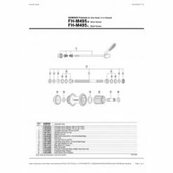 1 Corps De Roue Libre SHIMANO Y3C598020 FH-M495 Complete Freewheel Body -PERIPHERIQUES Soldes Magasin 1 corps de roue libre shimano y3c598020 deore fh mc18m510m525 complete freewheel body 2