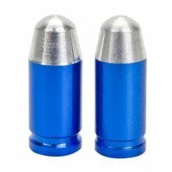 2 Bouchons De Valve TRIK TOPZ Balle Caps Shrader Bleu
