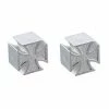 2 Bouchons De Valve TRIK TOPZ Croix De Fer Caps Shrader Argent