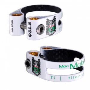 MAC MAHONE Collier De Selle MACMAHONE CARBON CA01 34.9mm Blanc 1 MAC MAHONE Collier De Selle MACMAHONE CARBON CA01 34.9mm Blanc