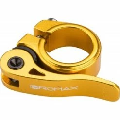 Collier De Selle PROMAX Quick Release 25,4mm Or (serrage Rapide)