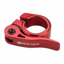 Collier De Selle PROMAX Quick Release 25,4mm Rouge (serrage Rapide)