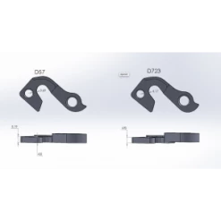 Patte De Dérailleur PILO D57 GT Bicycles (GH-100) / Hanger / Schaltauge -PERIPHERIQUES Soldes Magasin patte de derailleur pilo d57 gt bicycles gh 100 hanger schaltauge 2