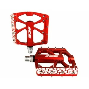 Pédales Plates ICE FAST Cnc Pedals Rouge 1 Pédales Plates ICE FAST Cnc Pedals Rouge
