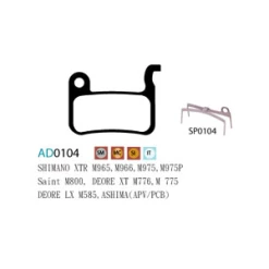 Plaquettes ASHIMA AD0104-SM Semi Metal Shimano Deore LX SLX XT XTR HONE SAINT 3 Plaquettes ASHIMA AD0104-SM Semi Metal Shimano Deore LX SLX XT XTR HONE SAINT -PERIPHERIQUES Soldes Magasin plaquettes ashima ad0104 sm semi metal shimano deore lx slx xt xtr hone saint 1