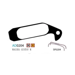 Plaquettes ASHIMA AD0204-SM Semi Metal MAGURA Gustav M 5 Plaquettes ASHIMA AD0204-SM Semi Metal MAGURA Gustav M -PERIPHERIQUES Soldes Magasin plaquettes ashima ad0201 sm semi metal magura gustav m 1