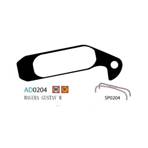 Plaquettes ASHIMA AD0204-SM Semi Metal MAGURA Gustav M 3 Plaquettes ASHIMA AD0204-SM Semi Metal MAGURA Gustav M – Image 3