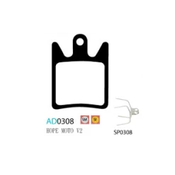 Plaquettes ASHIMA AD0308-SM Semi Metal HOPE MOTO V2