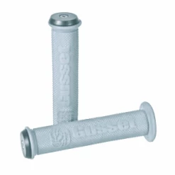 Poignées/Grips Bmx GUSSET FILE Bleu Blanc