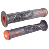 Poignées/Grips Bmx ODI Hucker Clarck Orange Noir Gris