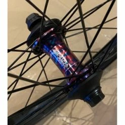Roue Avant Bmx Custom KINK ATLAS 2 + STRANGER BALLAST Tie Dye 20" Street Park -PERIPHERIQUES Soldes Magasin roue avant bmx global racing vector exp 20x1 38 race argent 3