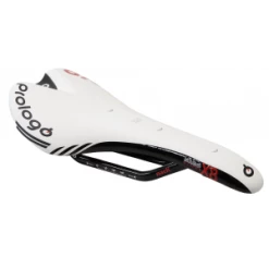 Selle PROLOGO NAGO EVO X8 Nack Carbon 135mm Blanc & Noir