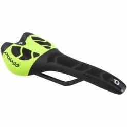 Selle PROLOGO NEW NAGO EVO CPC NACK Carbon 134mm Noir & Jaune Fluo
