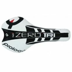 Selle PROLOGO ZERO TRI PAS CPC NACK 134 Carbone Noir/Blanc Triathlon