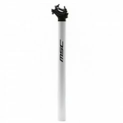 Tige De Selle MSC STRAIGHT Alu 30,9 X 400mm Blanc