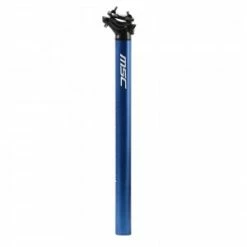 Tige De Selle MSC STRAIGHT Alu 30,9 X 400mm Bleu