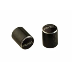 2 Bouchons De Valve NO CONTEST Carbon Caps Shrader Noir