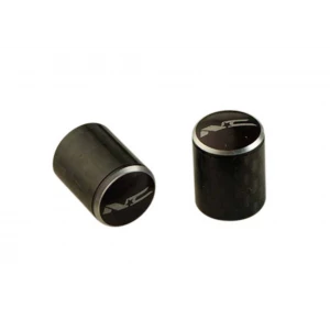 2 Bouchons De Valve NO CONTEST Carbon Caps Shrader Noir 1 2 Bouchons De Valve NO CONTEST Carbon Caps Shrader Noir